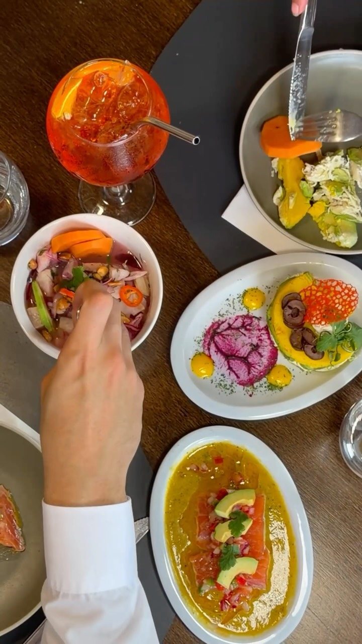 Platos servidos en La Cocina de LePark